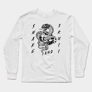 Skull and Snake Long Sleeve T-Shirt